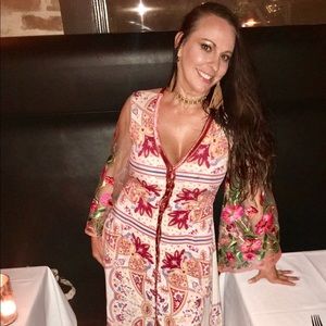 Gorgeous hand stitched embroidered dress!